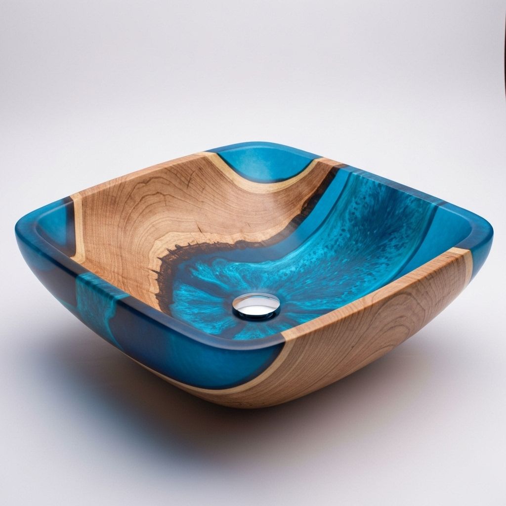 Luxury epoxy wood art